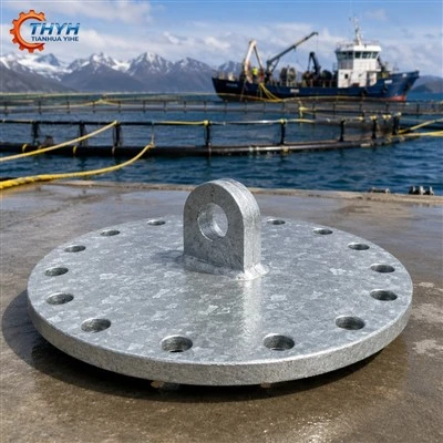 Feuerverzinkte Stahl-Festmacherplatten für Marine und Offshore